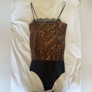 CAMI NYC leopard lace bodysuit